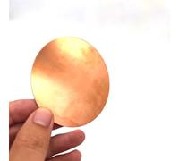 metal plate 5Pcs TA2 Copper Disc Diameter 30mm 31mm 32mm 33mm 34mm Pure Copper Round Plate Circular Sheet Thickness 0.1mm 5mm copper mechanical (Size : 30 x 0.4mm)