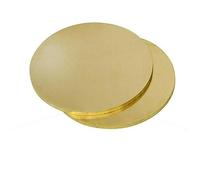 metal plate Brass Disc Round Plate Sheet Diameter 20mm 30mm 50mm 60mm 80mm 100mm 150mm 200mm Solid copper mechanical (Color : Thicknesses 2mm, Size : Dia 80mm (2pcs))