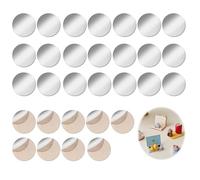 Metal Plates for Tonie Figures, 30pcs Adhesive Base for Magnets Round Stainless Steel Metal Discs with Glue Self Adhesive Stickers for DIY Crafts Decorate the Nursery with Tonie Figures (20mm Ø)