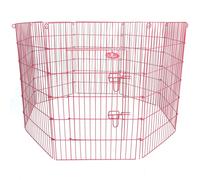 Metal Play Run with drop pins in Pink P36in