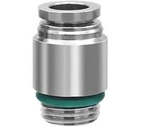 Metal Pneumatic Quick Coupling, 10pcs 304 Stainless Steel Plug G Thread Inner Hexagon Air Fitting(C6 M5)