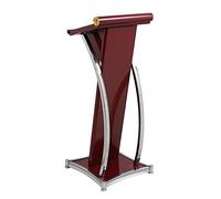 Metal Podium Stand for Conference & Restaurant 3 Colors Available Adjustable Height 47x47x110cm Sk Black Design & Ele Presentat Riser