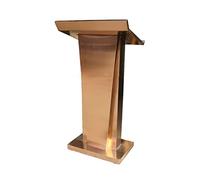 Metal Podium Stand with Spacious Work Surface & Storage Cabinet Perfect for Conferences Restaurants Weddings ChurchesLectern & Presentation Solutions