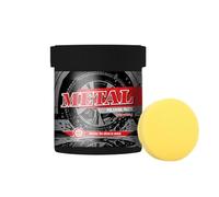 Metal Polish - Automotive Cleaner Wax Paste, Multi-Purpose Motorcycle Bike Wax | Coating Protectant With Sponge | Car Detailing Rust Remover Cleaners For Aluminum Steel Brass Copper Silver Truck