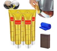 Metal Polish Cream,Metal Polishing Paste,Multifunction Rust Remover,Ultimate Metal Polish Cream,All Metal Polish Cream for Stainless Steel,Iron,Copper,Gold (5 Pcs)