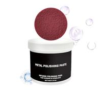 Metal Polish Paste - Scratch Cleaner & Oxidation Remover | Pipe-Infused Polishing Pads for Chrome Aluminum Stainless Steel & Exhaust, Restores Shine for Wheels Pipes Bumpers Stacks