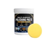 Metal Polishing Cream, Complete Renovator, Practical Sponge