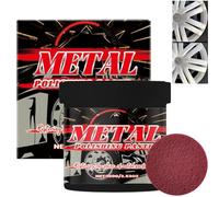 Metal Polishing Paste with Pro Pad,Quick Cleaning,Polish&Brighten,Long-Term Protection,Waterproof&Corrosion-Resistant,Wide Applications for Stainless Steel,Aluminum,Alloy Wheels,Car Chrome Trim