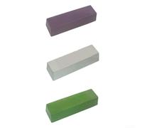 Metal Polishing Wax Set with Formulations for Stainless Steel and Aluminum to Remove Oxidation and Enhance Shine Using Buffing Wheels (Purple wax)