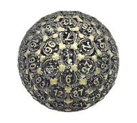 Metal Polyhedral Dice - High Preparation Entertainment Tools, Highly Artistic Creation | 100-Sided Dice Metal Polyhedral Dice Set with Gift Metal Box for Serious Players and Collectors