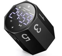 Metal Pomodoro Timer, ADHD Timer Automatically Rotated Display, for Focus