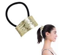 Metal Ponytail Cuff,Geometric Ponytail Cuff Pony Tails Hair Ties | Gold Hair Cuff, Ponytail Headband, Metal Hair Ties for Birthdays, Holidays, Parties, Weddings, Daily