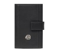 Metal Pop-up Card Holder- male- Piquadro- Wallets & Cardholders- Black- ONE SIZE- Accessories ONE SIZE