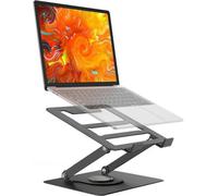 Metal Portable Laptop Tablet Stand Riser Bracket Adjustable Holder For Desk