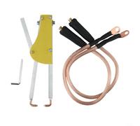 Metal Portable Spot Welder Butt Welding Machine with Adjustable Pressure and Comfortable-Grip, 123 mm Metal and Epoxy Board Tongs for Precise Sheet Metal-Repairs(D)