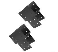 Metal Post Cap Tie Down Bracket for Gazebo 4x4 Inches with Interior 3 5 x 3 5, Designed for Strong Support and Stability of Wooden Outdoor Structures (1pcs)