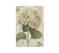 Metal Posters Metal Signs Vintage Hydrangeas Vintage Tin Signs, Beautiful Flowers Painting Pictures For Home Bedroom Decor 8X12 Inch
