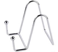 Metal Pot Lid Holder Stand for Kitchen Counter, Iron Cookware Storage Rack | and Plate Pan Organizer, Space Saving Utensil Drying Shelf for Cabinet Door or Stove for top,(Short style-silver)