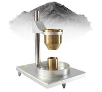 Metal Powder Flow Meter and Bulk Density Tester, 2-In-1 Instrument, Adjustable Stand, Brass and Stainless Steel Funnels, For Metal and Non-Metal Powders
