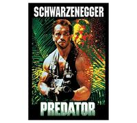 METAL Predator Movie Tin Poster Aluminium Sign Wall Art Door Plaque Film Room Man Cave ORIGINAL Design Nearly A4 Size 280x190mm