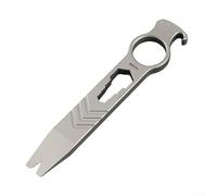 Metal Pry Bar Screwdriver Set Multifunctional EDC Tool: Lightweight Pry Bar Screwdriver Bottle Opener for Everyday Use and Outdoor Adventures(Stonewash)