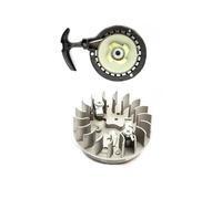 Metal Pull Start Black Easy Start + Flywheel For 47cc 49cc Air Cooled Mini Motos
