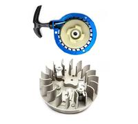 Metal Pull Start BlueEasy Start + Flywheel For 47cc 49cc Air Cooled Mini Motos