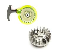 Metal Pull Start Green Easy Start + Flywheel For 47cc 49cc Air Cooled Mini Motos