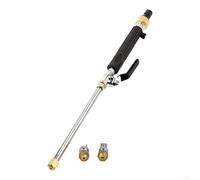 Metal Pump Action Sprayer 5L Adjustable Nozzle Wand(Black)