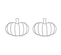 Metal Pumpkin Wreath Form for Fall for CELEBRATIONS for DIY Seasonal Decorations on Your Front Door