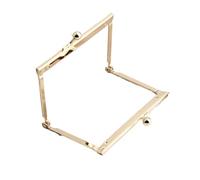 Metal Purse Frame 1PC Square Ball Bead Coin Purse Metal Frame Kiss Lock Wallet Handle Clutch Suitable for DIY Sewing