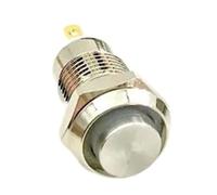 Metal push-button switch 8mm 10mm Metal Button Switch 2-pin Self-locking/locking Self Resetting/instantaneous Waterproof(10mm reset)