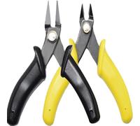 Metal Puzzle Model Tool Kit for DIY, 2Pcs Professional Mini Pilers for Jigsaw 3d Metal Model making