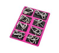 Metal Puzzle Ring Solution Kids Education Toy IQ Game for Adult Brain Teaser