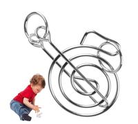 Metal Puzzle Toy | 8-Piece Wire Puzzles Magic Trick Toy | Flexible Brain Teaser Puzzle | Iron Unlock Interlock Game | I-Q Test Toys Mind Game Jigsaw For Kids And Adults
