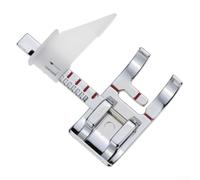 Metal Quilting Foot with Edge Guide for 1/4 Inch Seams - Adjustable Patchwork Presser Foot Low Shank Straight Stitch Accessory 2.8x4.7cm
