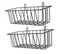 Metal Rabbit Feeder Hanging Racks Bunny Holder Small Animal Basket with Hook for Guinea Pig Chinchilla,2Pcs