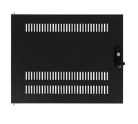 Metal Rack Door 8U - Black