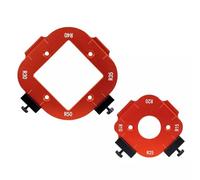 Metal Radius Router Template Corner Jig Set R10 R15 R20 R25 R30 R35 R40 R50 for Carpentry/Woodwork Wooden Board Arc Cutting Tool
