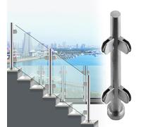 Metal Railing Post Connector KitHeavyDuty Support for Sturdy Fencing Balustrades & DecksIdeal for DIY Home Improvement Projects and Outdoor Spaces