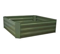 Metal Raised Garden Vegetable Bed in Green (100cm x 30cm)