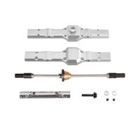 Metal RC Rear Bridge Assembly for DIY Projects, Compatible with 1/16 C24, C54, C74, argent
