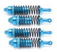 Metal RC Shock Absorber Improve Performance Durable Lightweight Set for Traxxas Slash 4x4/Huanqi 727 Mountain Rat (Blue)