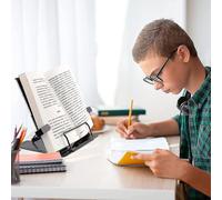 Metal Reading Stand, Metal Book Stand, Bookend Black, Reading Stand Cookbook-yvan