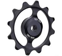 Metal Rear Derailleur Pulley Wheel 12T Narrow Wide with Precision CNC Machined Construction for Reliable Shifting (Black)