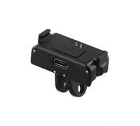 Metal Rechargeable Adapter for DJI, Magnetic QuickRelease Charging Base- Compact Portable POWERs Solution for Action Camera- Black