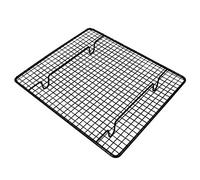 Metal Rectangle Oven Shelf, Wire Racks Roasting Cooling Baking Tray,Bread Rack Cold Drying Net Home Tools Design(26.5x23x2.5cm)