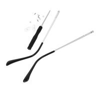 Metal Replacement Arms for Glasses, Spring Hinge Single-tooth Eyeglass Legs | Pair for Optical Frames, Helps Restore Broken Fittings, Reduces Ear and Temple Pressure, Suitable for DIY Repairs