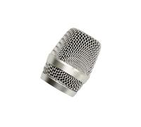 Metal Replacement Microphone Grille Portable Professional Detachable Build-in Sponge KTV Concert Mic Head Part Type 5 Silver