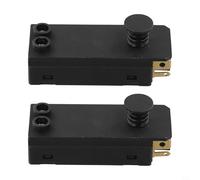 Metal Replacement Switch 2-Pack for Bosch Tools | Direct replacement part 1617200048, fits for gsh11e models, restores tool functionality instantly
